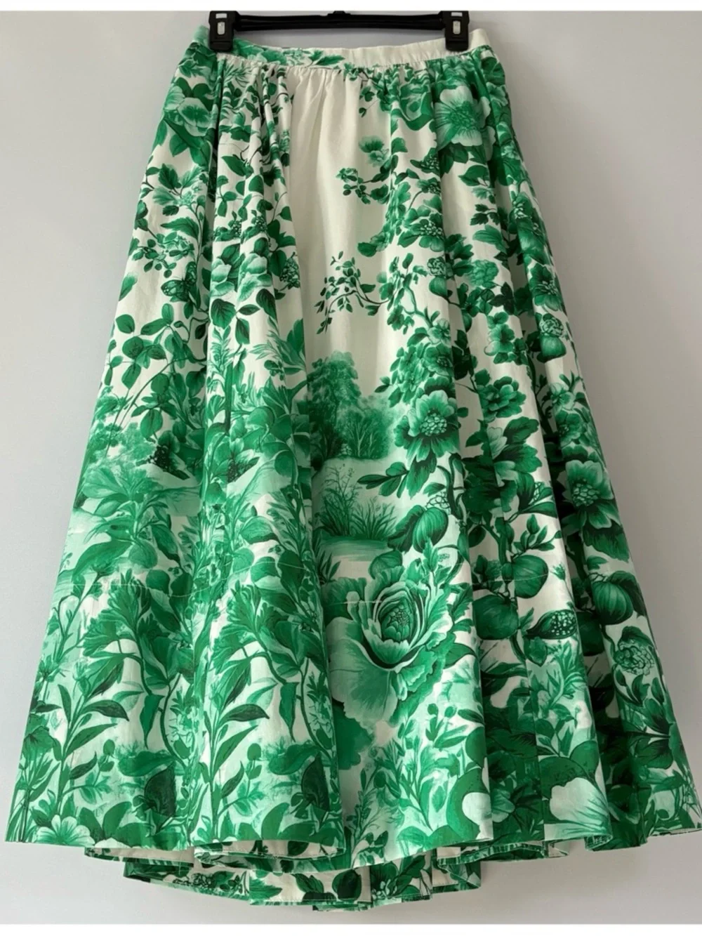 NEW Anthropologie Maeve The Jacie Poplin A-Line Floral Scenic Maxi Skirt, S - Picture 6 of 14
